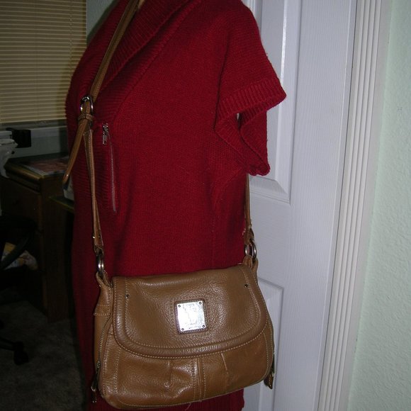 TIGNANELLO Genuine Leather shoulder or crossover bag - Picture 3 of 7